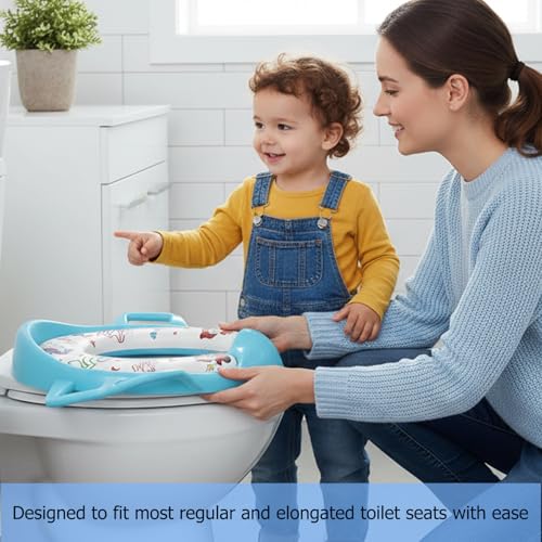 Safe-O-Kid® Aquaspa Baby Bath Tub with Soft Cushioned Potty Seat, European Safety Standard Inflatable Bathtub with Air Pump and Elegant Colorful Box for Extra Safety- Blue - Image 3