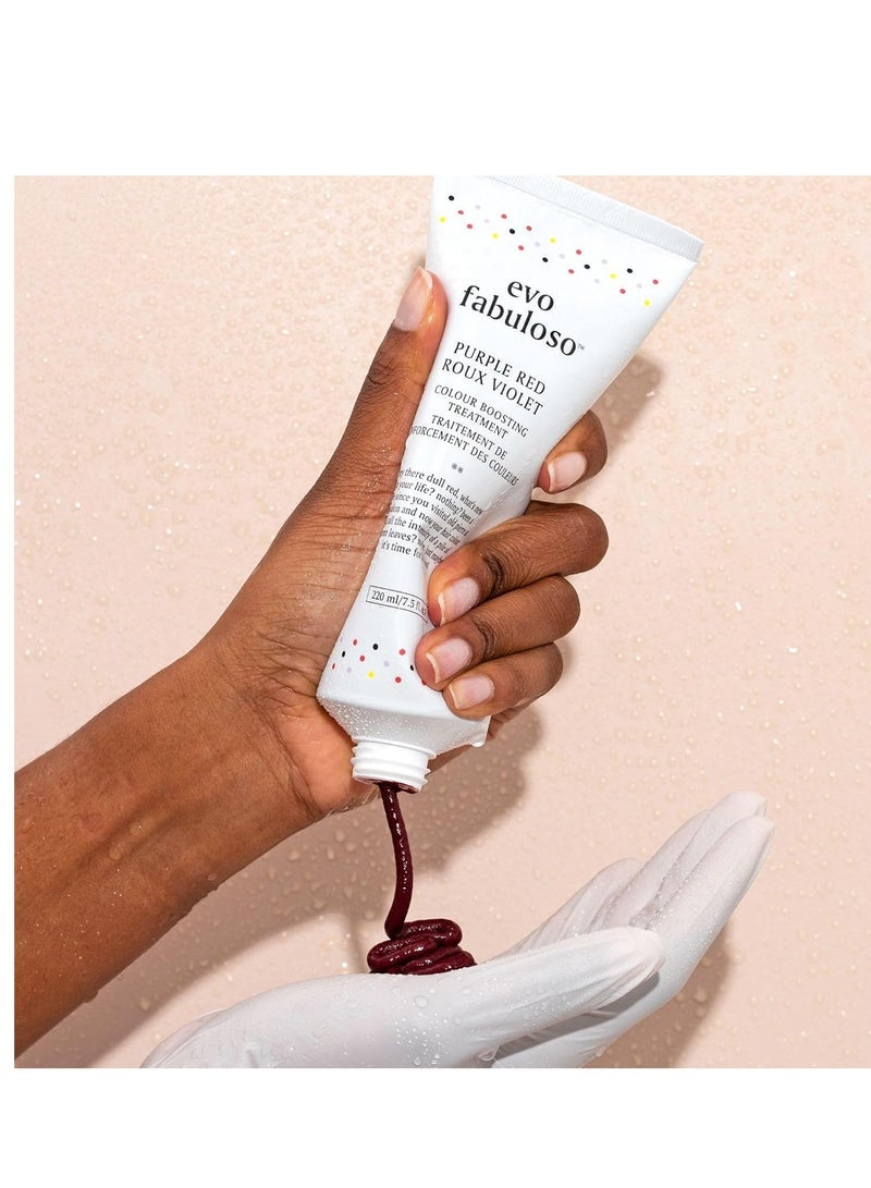 Evo Fabuloso purple red colour boosting treatment 220ml - Image 2