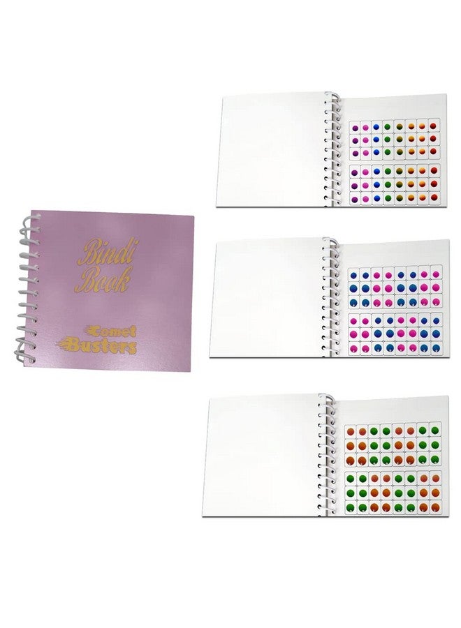 Comet Busters Mini Bindi Book 8-288 Round Multicolor Shaded Ombre Bindis (BOOK 8) - Image 1