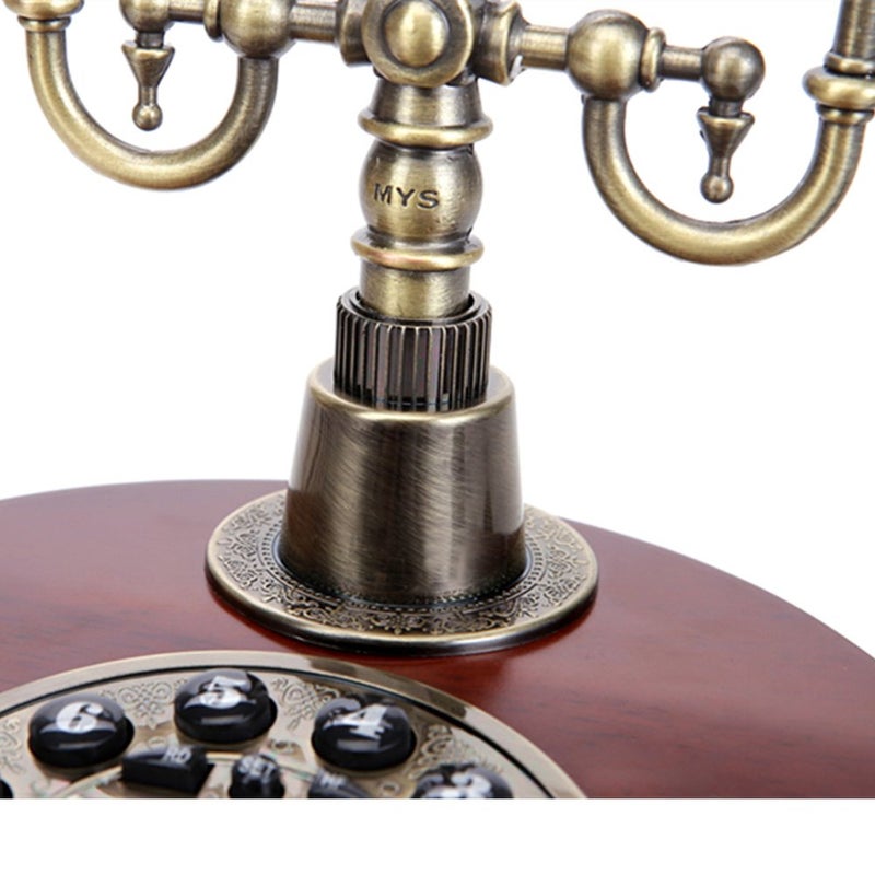 TelPal Classic Vintage Desktop Wired Office Telephone of 1950 Old Fashioned Antique Style Home Phone - Image 5