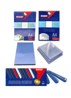 Binding Accessories With 25mm Comb Blue