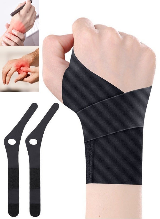 STL 1 Pair Wrist Brace, Ulnar Wrist Brace Ultra-Thin Elastic for TFCC Tear, Wrist wraps Repetitive Wrist Use Injury, Wrist Support for Carpal Tunnel Pain & Tendonitis Relief, Fits Both Wrists - Image 1