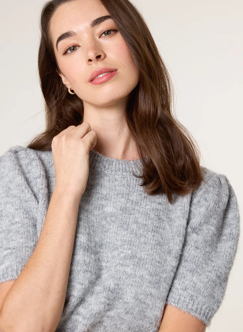 Blue Vanilla Round Neck Knit Jumper
