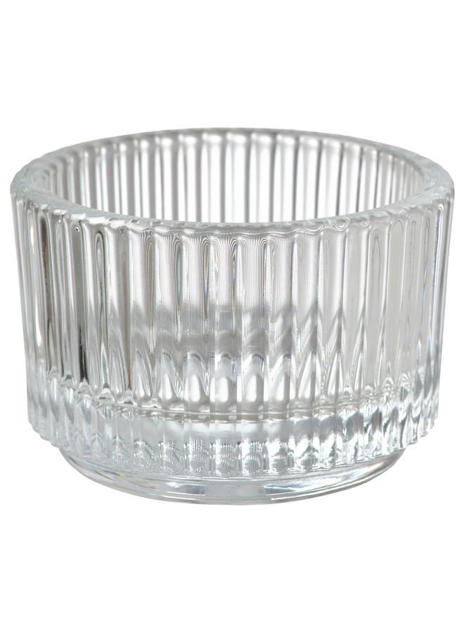 erorex Tealight holder, clear glass, 3.5 cm - Image 1
