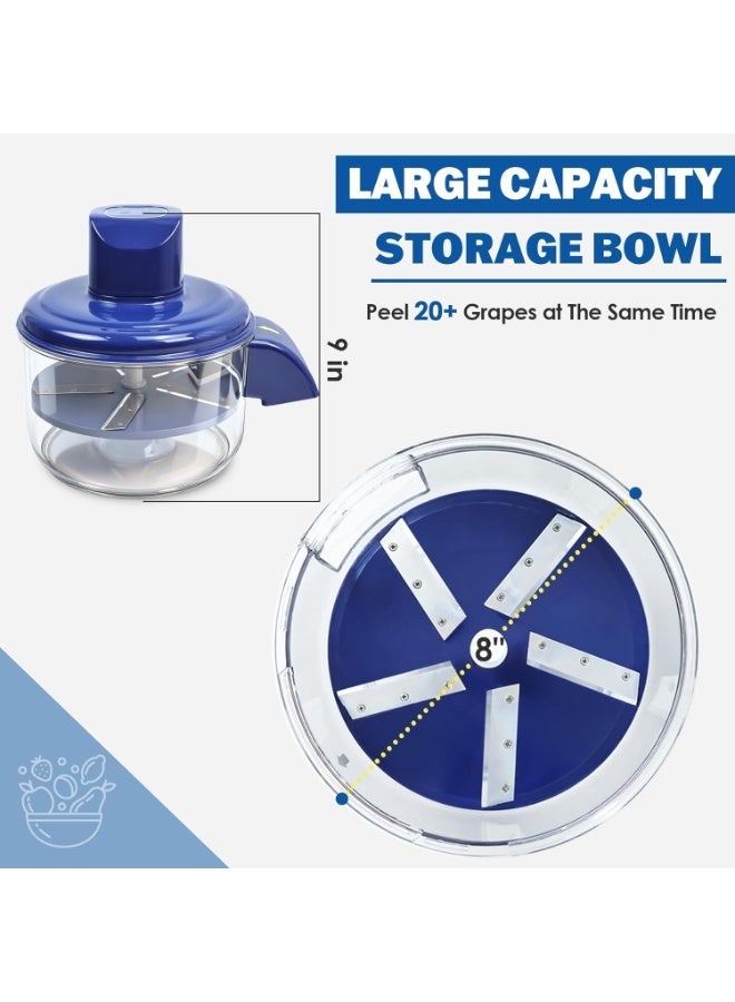 ريون ماكينة تقشير كهربائية للفواكه والخضروات، قابلة لإعادة الشحن، تقشير سريع أوتوماتيكي مع فصل القشر عن اللب، مناسبة للمنزل والتخييم والأعمال الصغيرة - Image 5