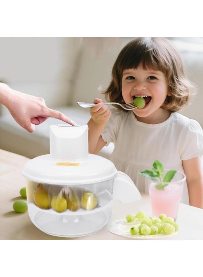 RION Electric Peeler Machine for Fruits & Vegetables, Rechargeable Quick Peeling Device with Peel–Pulp Separation, Automatic One-Click Operation - Image 4