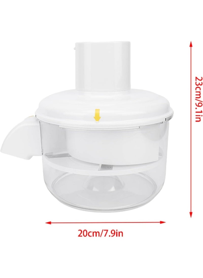 RION Electric Peeler Machine for Fruits & Vegetables, Rechargeable Quick Peeling Device with Peel–Pulp Separation, Automatic One-Click Operation - Image 1