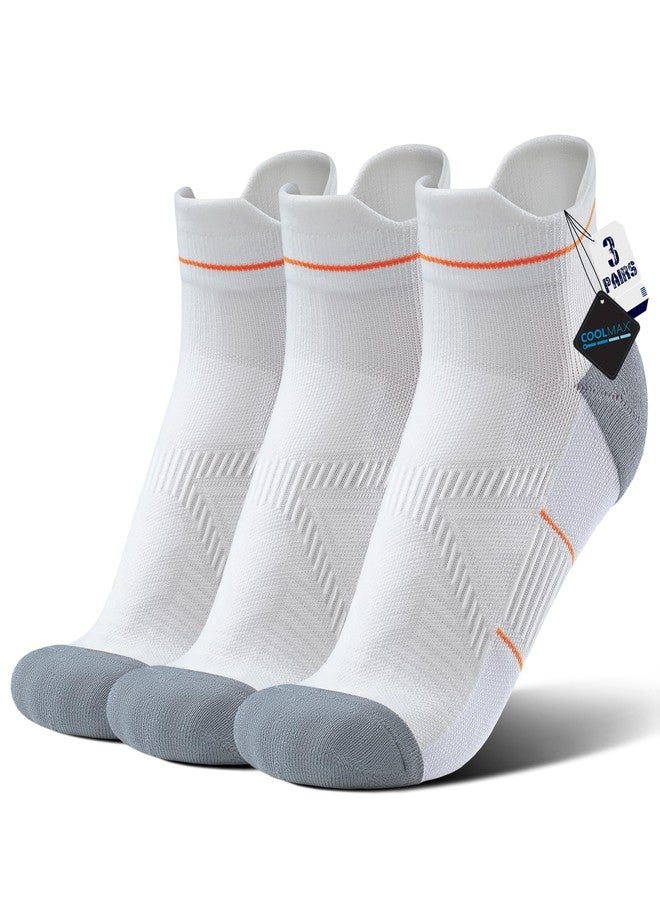 BRISIRA Bamboo Viscose Compression High Ankle Socks Men Women Cushioned Anti Blister HIking Golf Arch Support Running Socks - Image 1