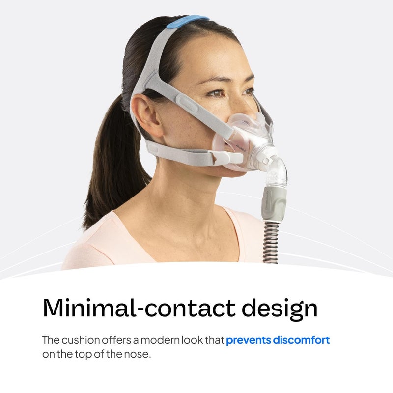 ResMed AirFit F30 Cushion - Full-Face CPAP Mask Cushion Replacement - CPAP Accessory - Minimal Contact Design - Medium - Image 3