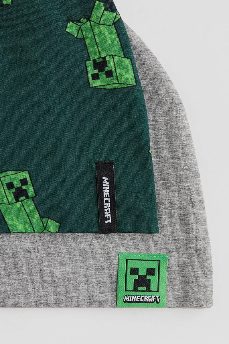 H&M 2-pack printed jersey beanies