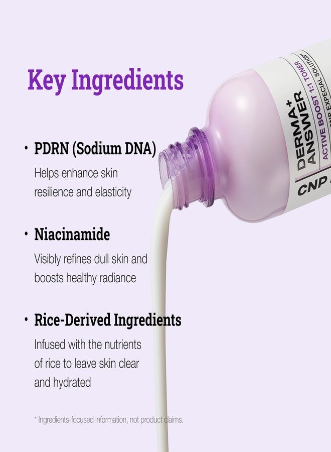 CNP PDRN + Niacinamide Milky Toner, Active Booster Toner for Face, Rice Water, Korean Skin Care, 6.7 fl. oz. - Image 4