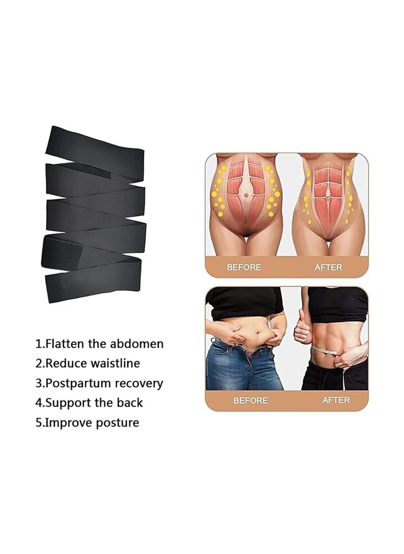 Generic Invisible Waist Wrap for Stomach Adjustable and Comfortable  for Women Lower Belly Fat  - Image 4