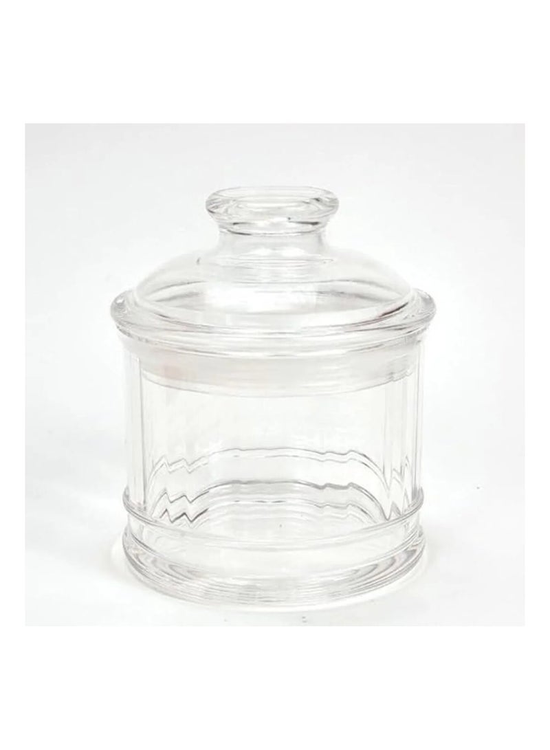 بيسبل برطمان حلوى أكريليك بتصميم زجاجي شفاف، حاوية تخزين محكمة الإغلاق للحلويات والوجبات الخفيفة والأطعمة الجافة – BB3581 - Image 2