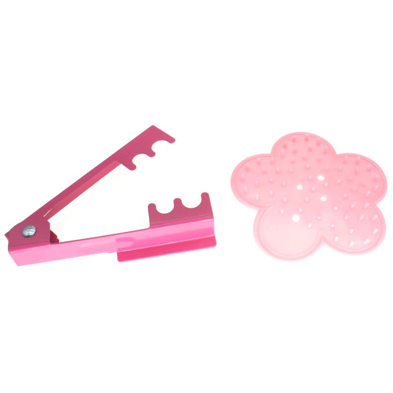 OZXNO 1 Set Rose Stem Leaf Thorn Stripper Stripping Tool Thorn Remove (Pink) - Image 3