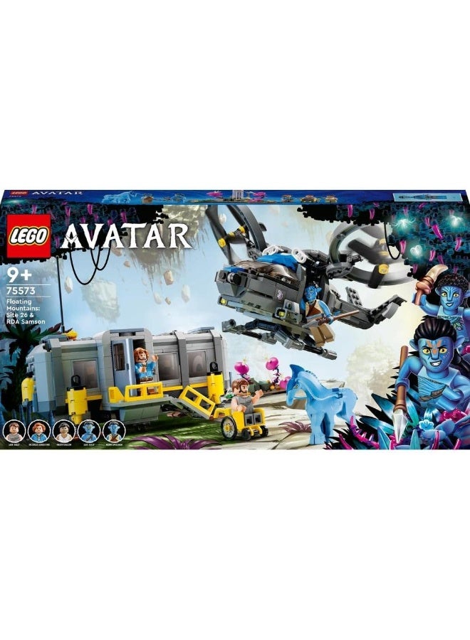 LEGO مجموعة بناء LEGO أفاتار الجبال العائمة: الموقع 26 وطائرة RDA سامسون 75573 (887 قطعة) - Image 1