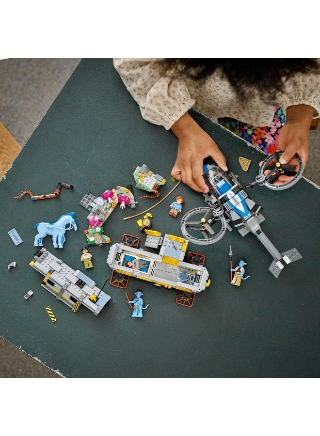 LEGO مجموعة بناء LEGO أفاتار الجبال العائمة: الموقع 26 وطائرة RDA سامسون 75573 (887 قطعة) - Image 5