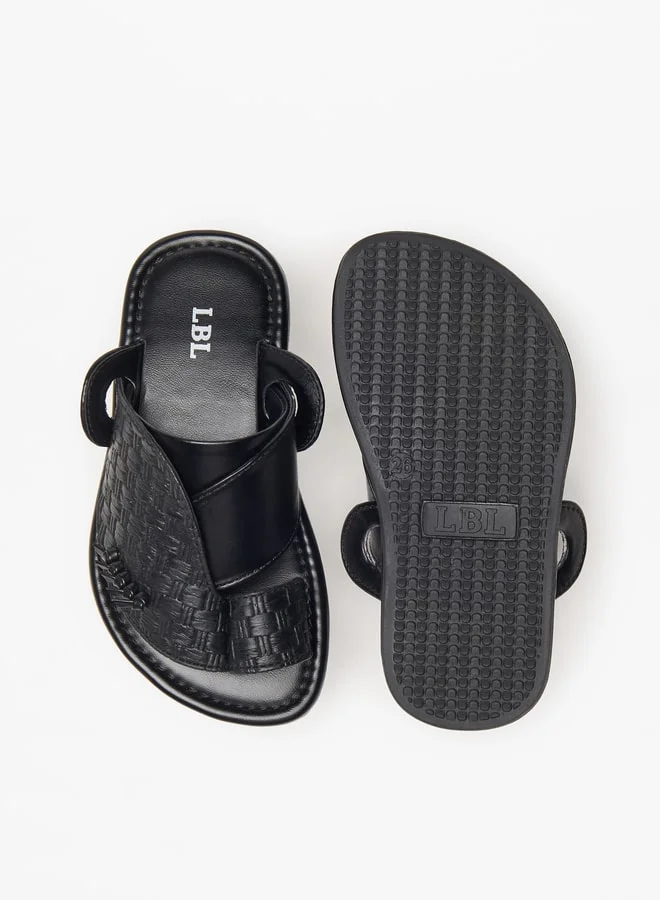 LBL by Shoexpress Boys Textured Slip-On Arabic Sandals