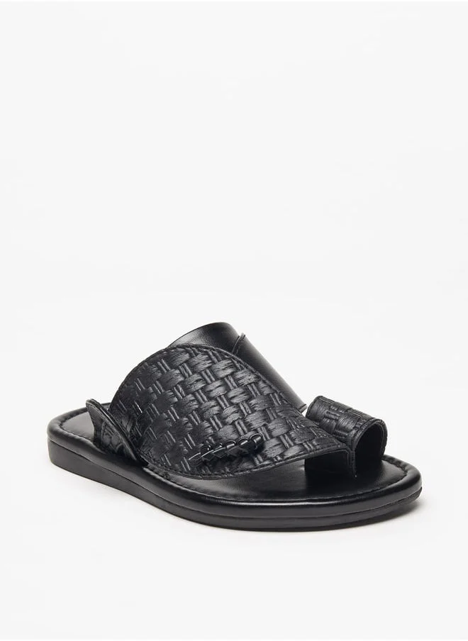 LBL by Shoexpress Boys Textured Slip-On Arabic Sandals