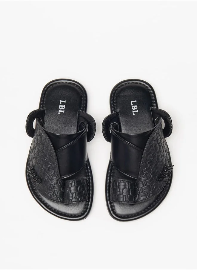 LBL by Shoexpress Boys Textured Slip-On Arabic Sandals