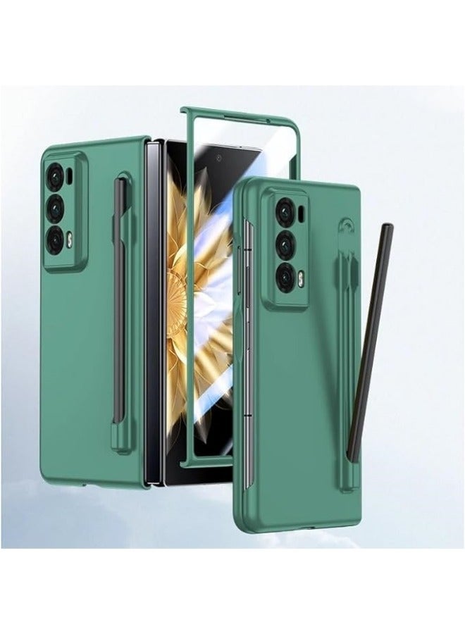 عام متوافق مع حافظة هونور ماجيك الإصدار 2 2023 مع قلم ستايلس ، غطاء حامل قلم مضاد للخدوش حافظة رفيعة للغاية مع واقي شاشة مدمج لجهاز هونور ماجيك الإصدار 2