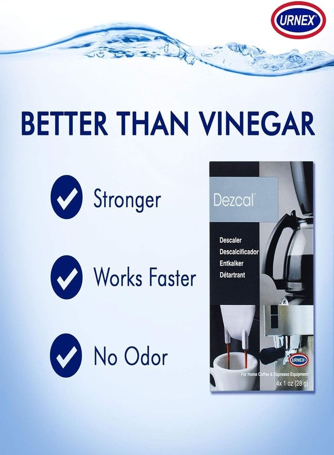 Urnex Descaling Powder Solution - 4 Uses - Activated Scale Remover for use with Keurig 1.0/2.0, Home Coffee and Espresso Machines, Kettles, Garment Steamers - Image 5