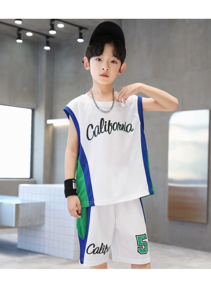 KUYING New Children's Basketball Suit Set  - Image 1