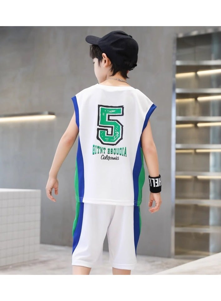 KUYING New Children's Basketball Suit Set  - Image 3