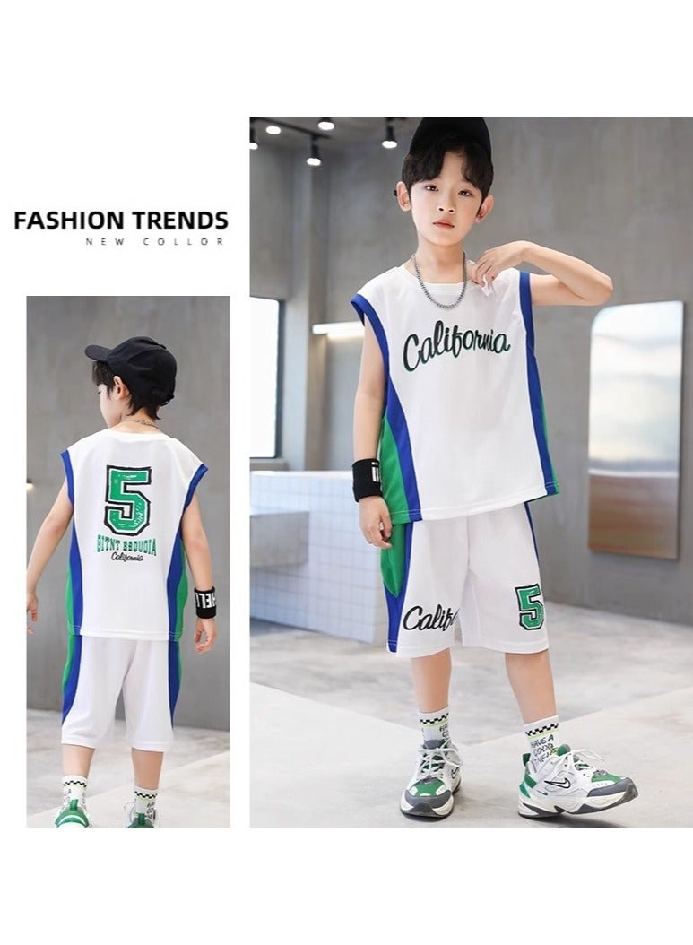 KUYING New Children's Basketball Suit Set  - Image 4