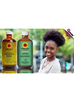 Tropic Isle Living Hair & Skin Conditioner Oil | Jamaican Black Castor Oil for Dry Hair and Skin | 100% Pure and Natural 4 oz (Aloe Vera)  - Image 5
