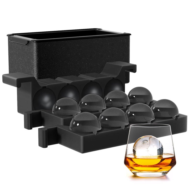 FDDBI Clear Ice Ball Maker for Whiskey: FDDBI Circle Ice Cube Tray Make 2Inch Ice Sphere - Clear Ice Cube Maker for Old Fashioned Bourbon Whisky - Image 1