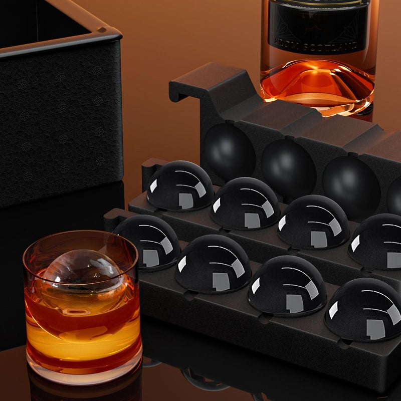 FDDBI Clear Ice Ball Maker for Whiskey: FDDBI Circle Ice Cube Tray Make 2Inch Ice Sphere - Clear Ice Cube Maker for Old Fashioned Bourbon Whisky - Image 2