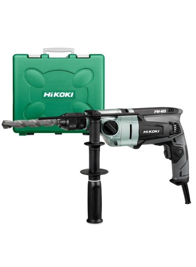 Hikoki مثقاب هيكوك 13 مم، محرك قوي 860 واط، سرعة متغيرة مع عكس (VSR)، قدرة حفر خرسانية 20 مم، خفيف الوزن 3 كجم – نموذج DV20VDE6Z - Image 3