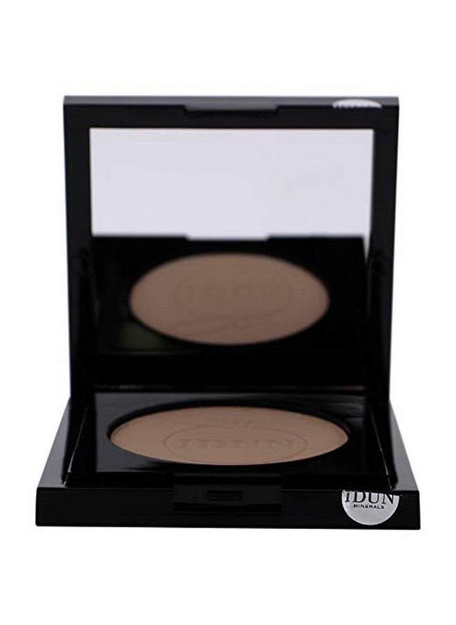 IDUN MINERALS Setting Finishing Powder Natural Pigmented Full Coverage Formula Semi Matte Finish Velvety And Smooth Pressed Cruelty Free Vegan Makeup Ljuvlig 531 Light Neutral 0.12 Oz  - Image 1