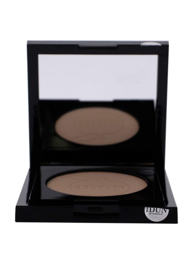 IDUN MINERALS Setting Finishing Powder Natural Pigmented Full Coverage Formula Semi Matte Finish Velvety And Smooth Pressed Cruelty Free Vegan Makeup Ljuvlig 531 Light Neutral 0.12 Oz  - Image 2