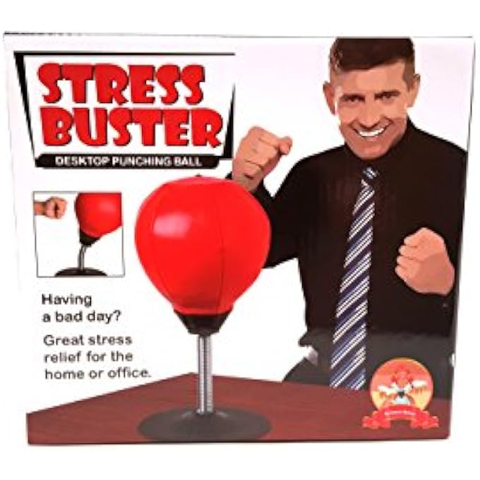 Barwench Games ' Desktop Punch Ball Stress Buster, Including Pump! - Image 4