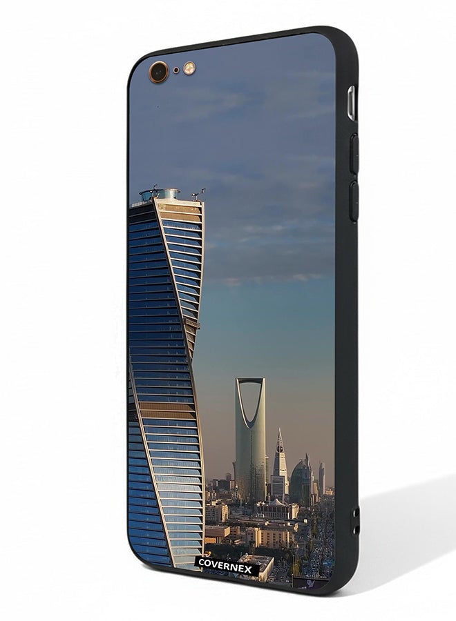 Covernex Apple iPhone 6s Plus Protective Case Cover Printed Featuring Modern Riyadh Skyline - Image 1