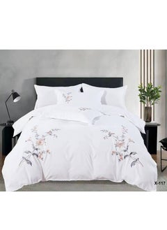 MMM HOME MMM HOME Embroidered 6pcs Super King/King/Single size High Cotton Hotel Master Quality Bedding Set Duvet Cover/Bedsheet/Pillow covers set  - Image 1