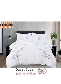 MMM HOME MMM HOME Embroidered 6pcs Super King/King/Single size High Cotton Hotel Master Quality Bedding Set Duvet Cover/Bedsheet/Pillow covers set  - Image 2