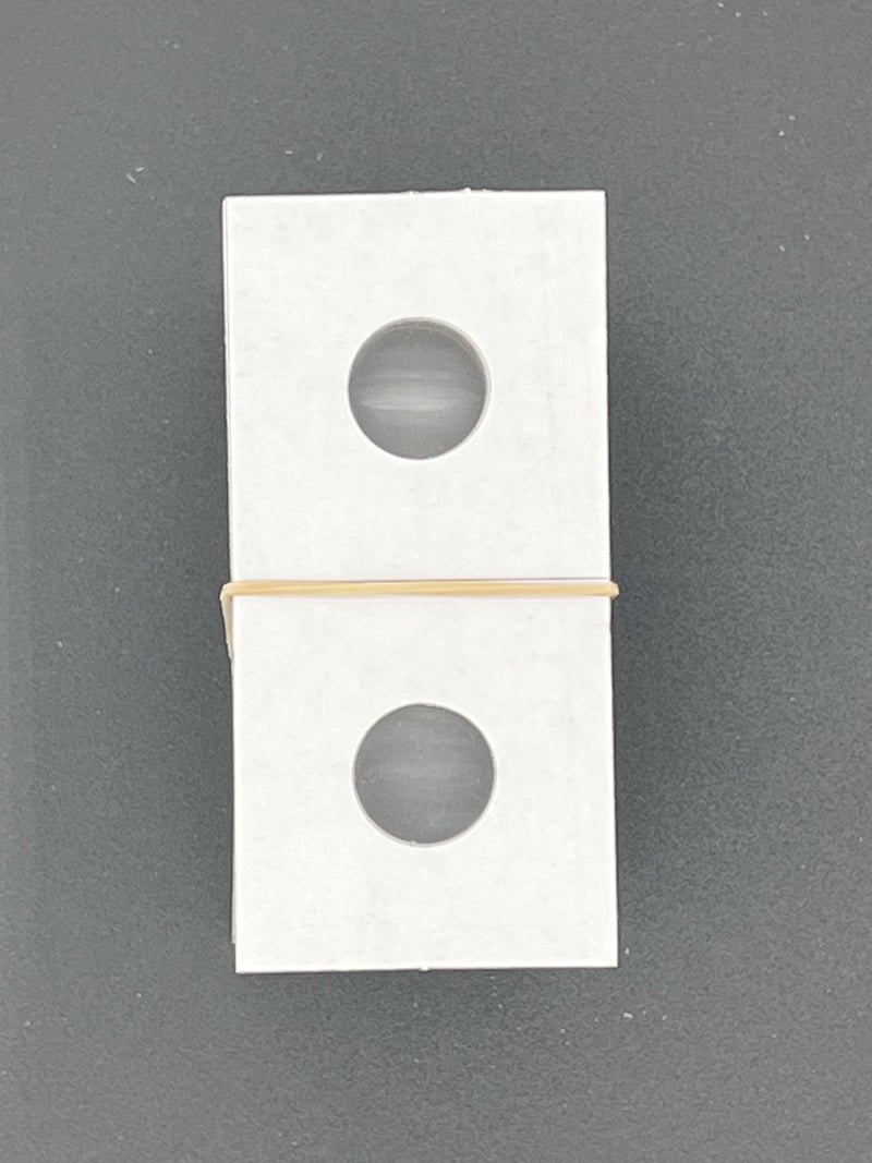 Guardhouse Coin Flips for Dimes, 100 Count, Brand Cardboard and Mylar 2"x2" Paper Coin Holders - Image 2