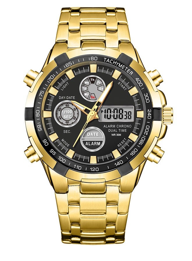 Watches For Men Stainless Steel Quartz Water Resistant Watch