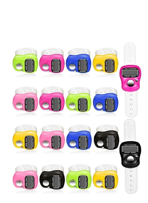 LCD Digital Display Electronic Tasbeeh Ring for Islamic Male Finger Multicolor Counter Ring Digital Counter can be manually reset