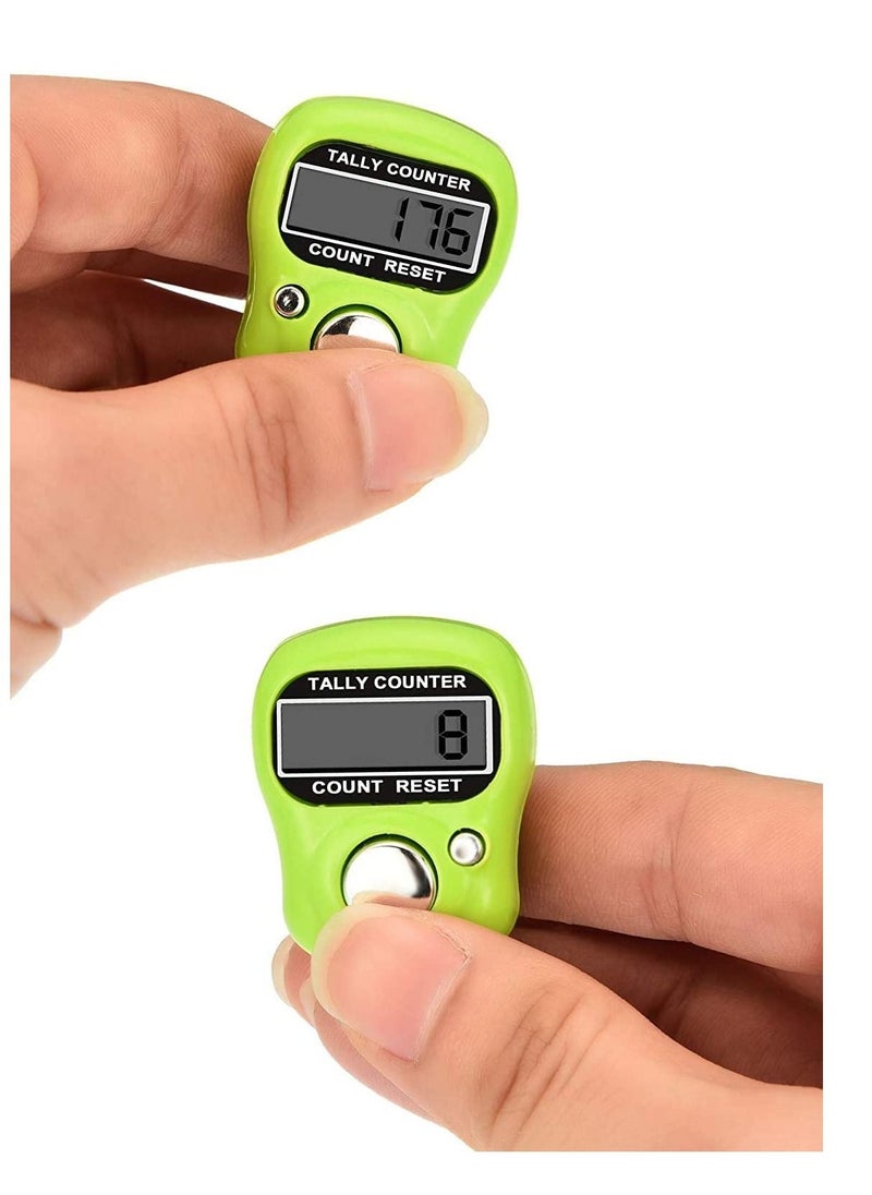 Generic - LCD Digital Display Electronic Tasbeeh Ring for Islamic Male Finger Multicolor Counter Ring Digital Counter can be manually reset - Image 1