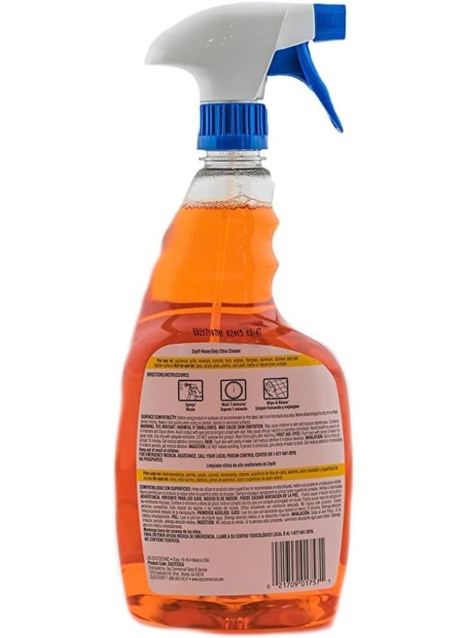 ZEP Heavy-Duty Citrus Degreaser 32 Ounces ZUCIT32 - Image 5