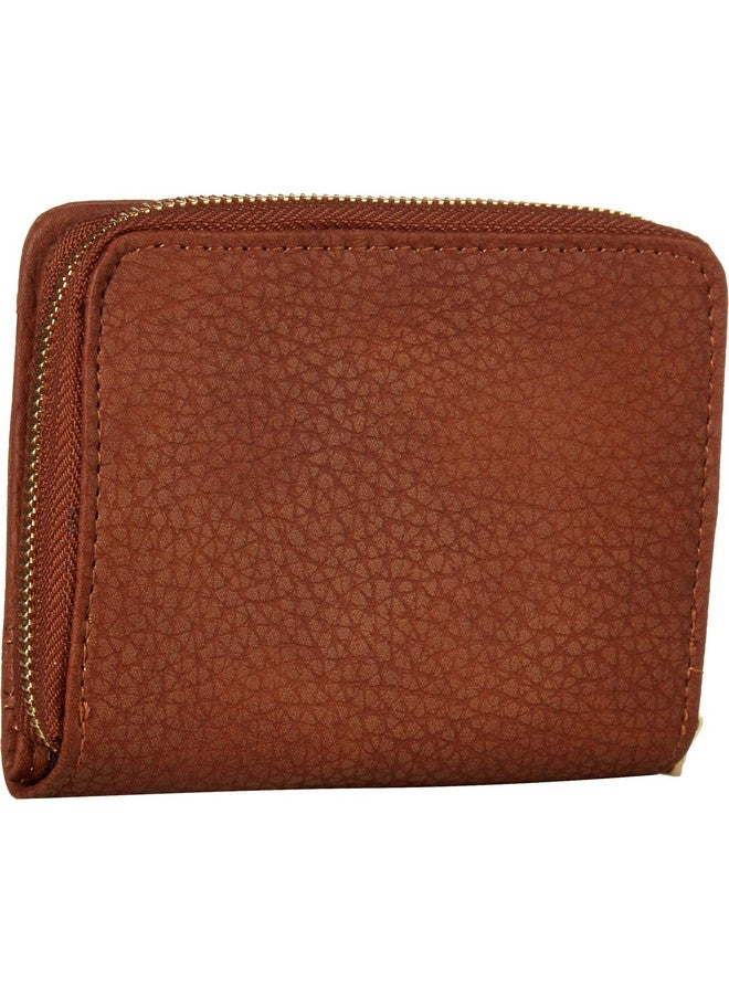 STEVE MADDEN French Zip Around Wallet Cognac One Size  - Image 2