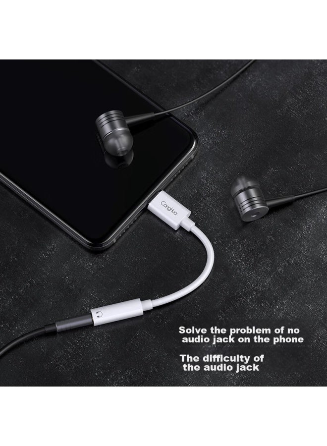 CangHua Type-c To 3.5mm Audio Adapter Usb-c Headphone Converter For Xiaomi 12/11/huawei Mate40pro/p50 Android Phones - Image 2