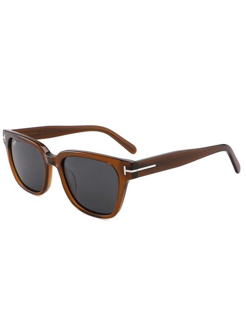Ziazone acetate square sunglasses