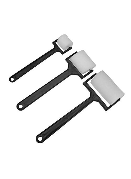 ArtBee ArtBee Sponge Brush Ser for Painting, Art and Craft Projects (Pack of 3 Roller Brushes)  - Image 4