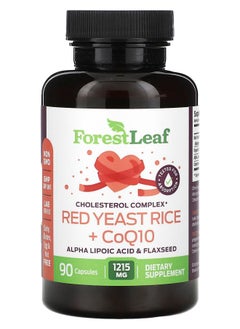 ForestLeaf Red Yeast Rice + CoQ10 90 Capsules 