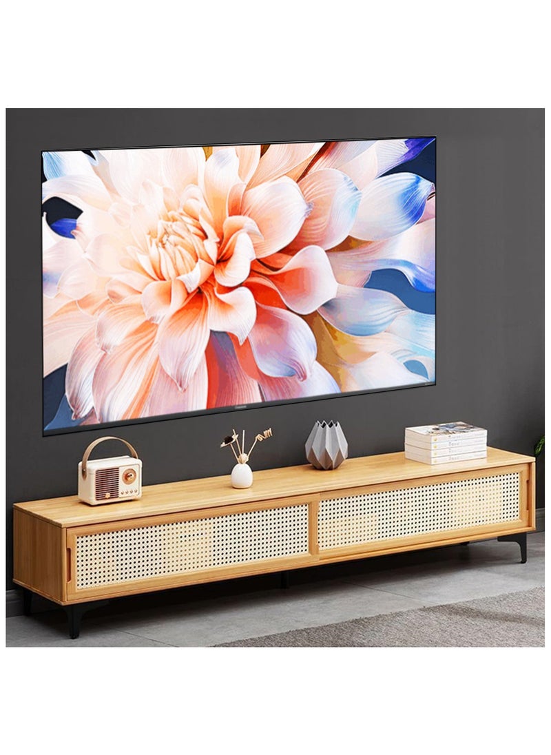 HXDream Tv Table,TV Cabinet,160 * 33 * 33 cm TV table with 2 storage cabinets,Suitable for living room, reception room  - Image 1