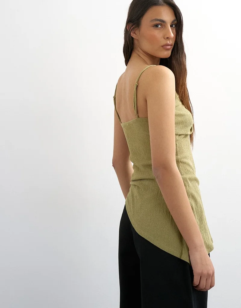 Topshop Clara Crinkle Texture Cami Top